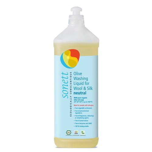 Sonett Vaskemiddel Uld Silke Oliven Neutral   Liter