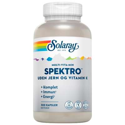 Spektro Uden Jern Og Vitamin   300 Kapsler