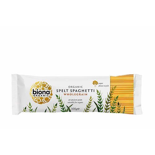 Spelt Spaghetti Fuldkorn økologisk 500 Gram