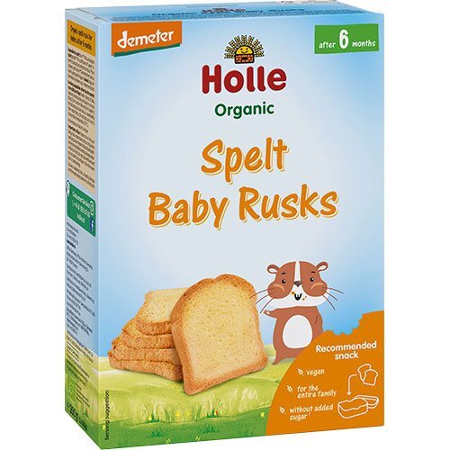 Spelt Tvebakker Til Baby   Demeter 200 Gram