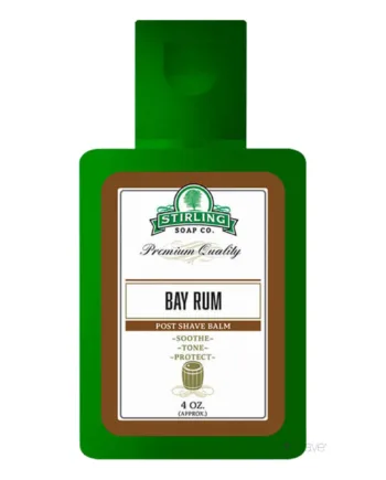 Stirling Soap Company Aftershave Balm  Bay Rum  118 Ml