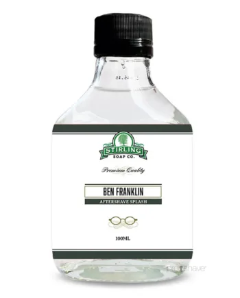 Stirling Soap Company Aftershave Splash  Ben Franklin  100 Ml