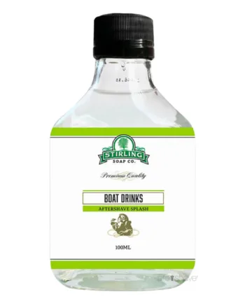 Stirling Soap Company Aftershave Splash  Boat Drinks  100 Ml