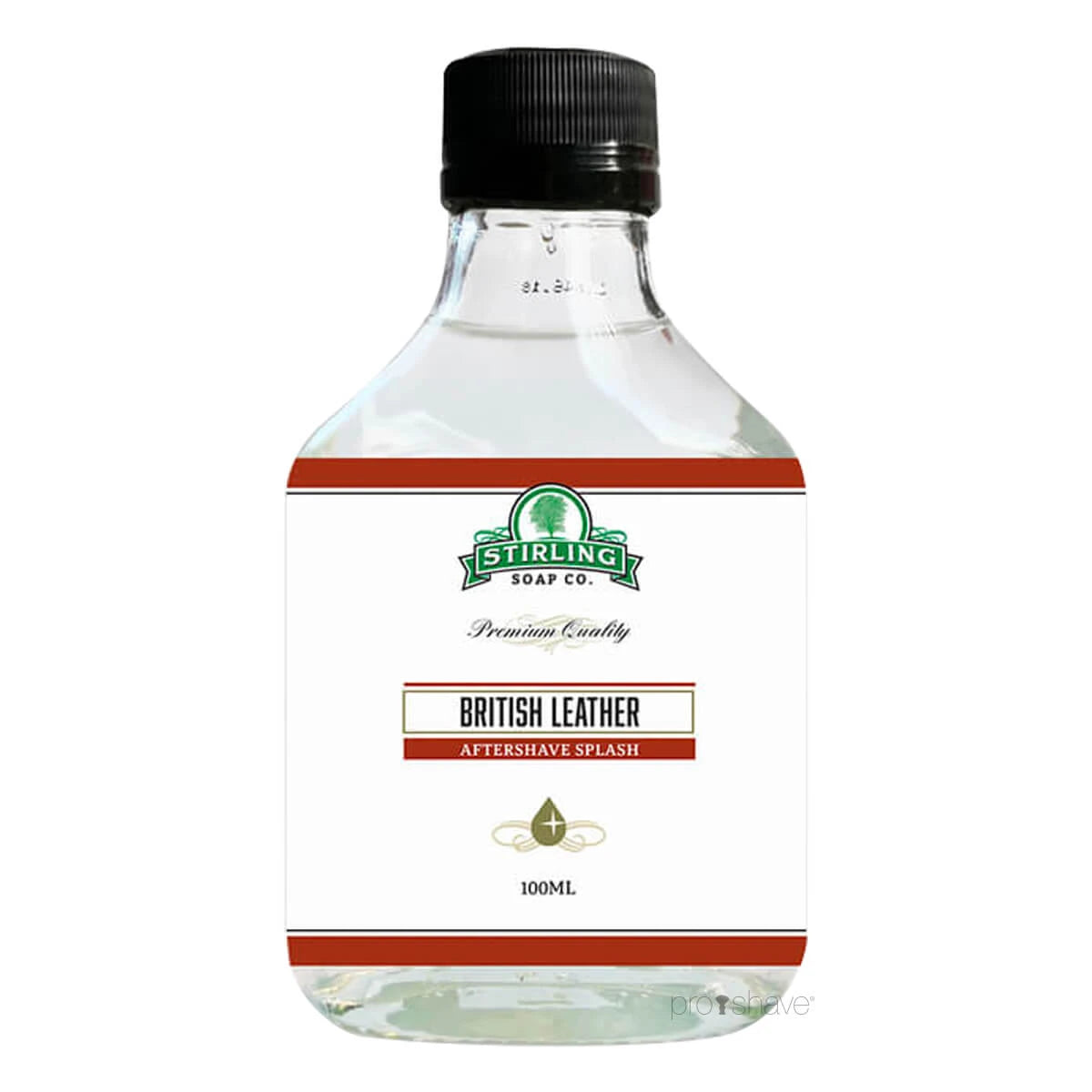 Stirling Soap Company Aftershave Splash British Leather 100 Ml