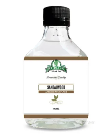 Stirling Soap Company Aftershave Splash  Sandalwood  100 Ml