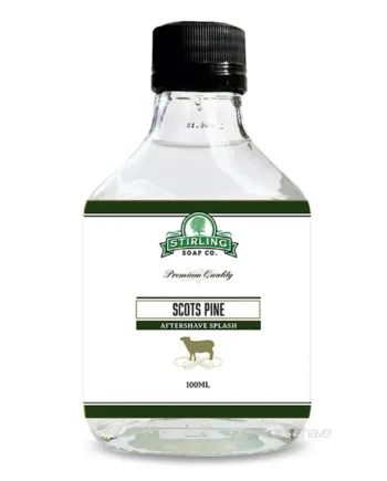 Stirling Soap Company Aftershave Splash  Scots Pine Sheep  100 Ml