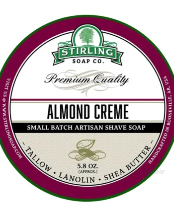 Stirling Soap Company Barbersæbe  Almond Creme  170 Ml