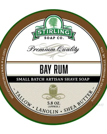 Stirling Soap Company Barbersæbe  Bay Rum  170 Ml