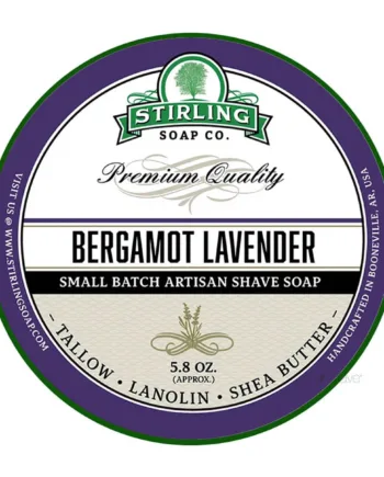 Stirling Soap Company Barbersæbe  Bergamot Lavender  170 Ml