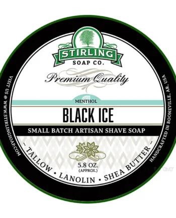 Stirling Soap Company Barbersæbe  Black Ice  170 Ml