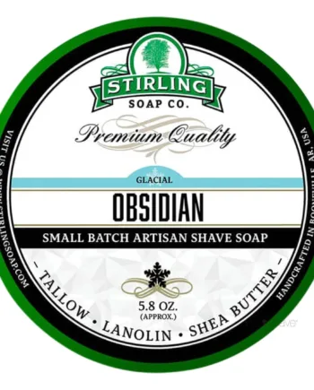 Stirling Soap Company Barbersæbe  Glacial Obsidian  170 Ml