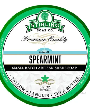 Stirling Soap Company Barbersæbe  Glacial Spearmint  170 Ml