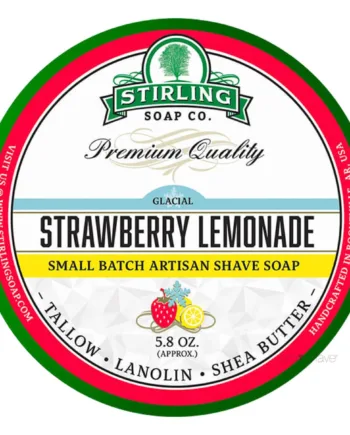 Stirling Soap Company Barbersæbe  Glacial Strawberry Lemonade  170 Ml