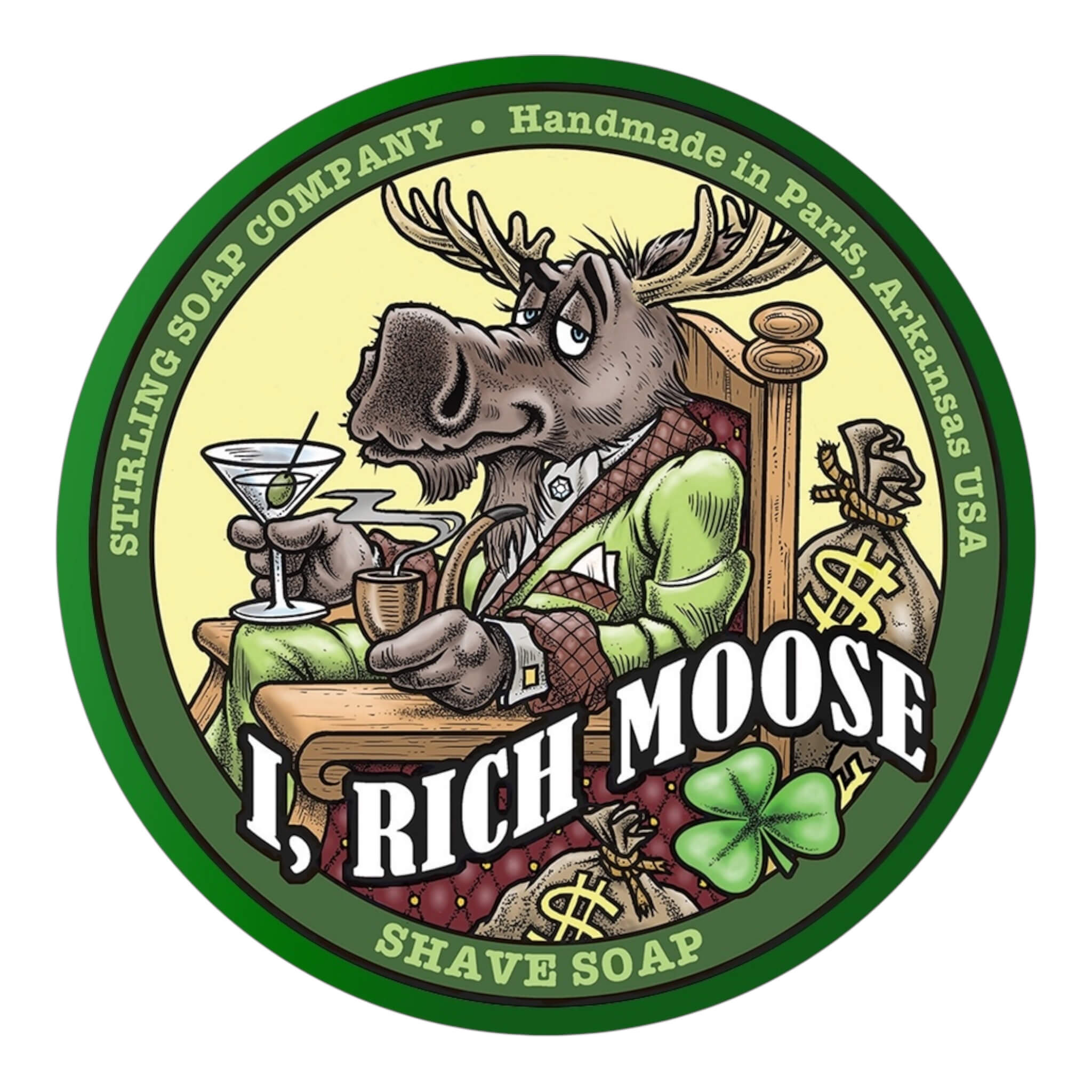 Stirling Soap Company Barbersæbe Rich Moose 170 Ml