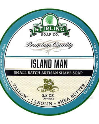 Stirling Soap Company Barbersæbe  Island Man  170 Ml