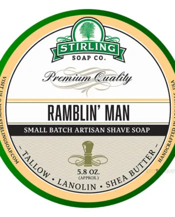 Stirling Soap Company Barbersæbe  Ramblin Apos  Man  170 Ml
