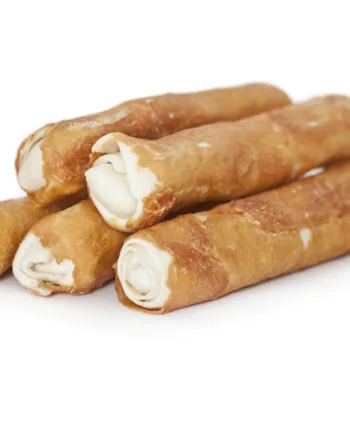 Stk Chicken Rolls 18 Cm Oksehud Tyggeben Til Hunde