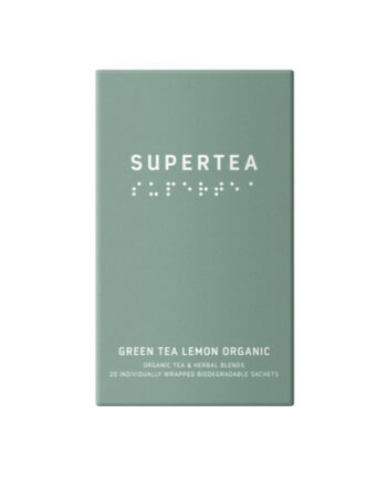 Supertea Green Tea Lemon øko Tebreve  20stk