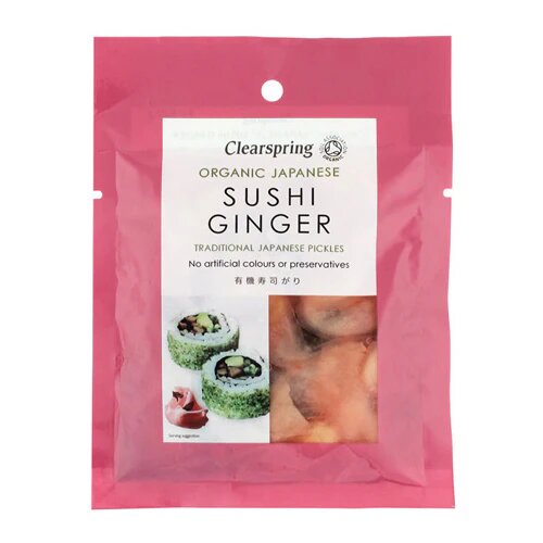 Sushi Ginger Tilsat Sukker