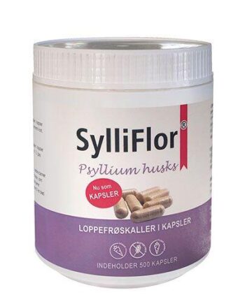 Sylliflor Psyllium Husks  Loppefrøskaller  500kap