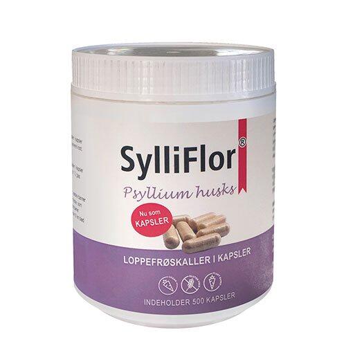 Sylliflor Psyllium Husks Loppefrøskaller 500 Kapsler