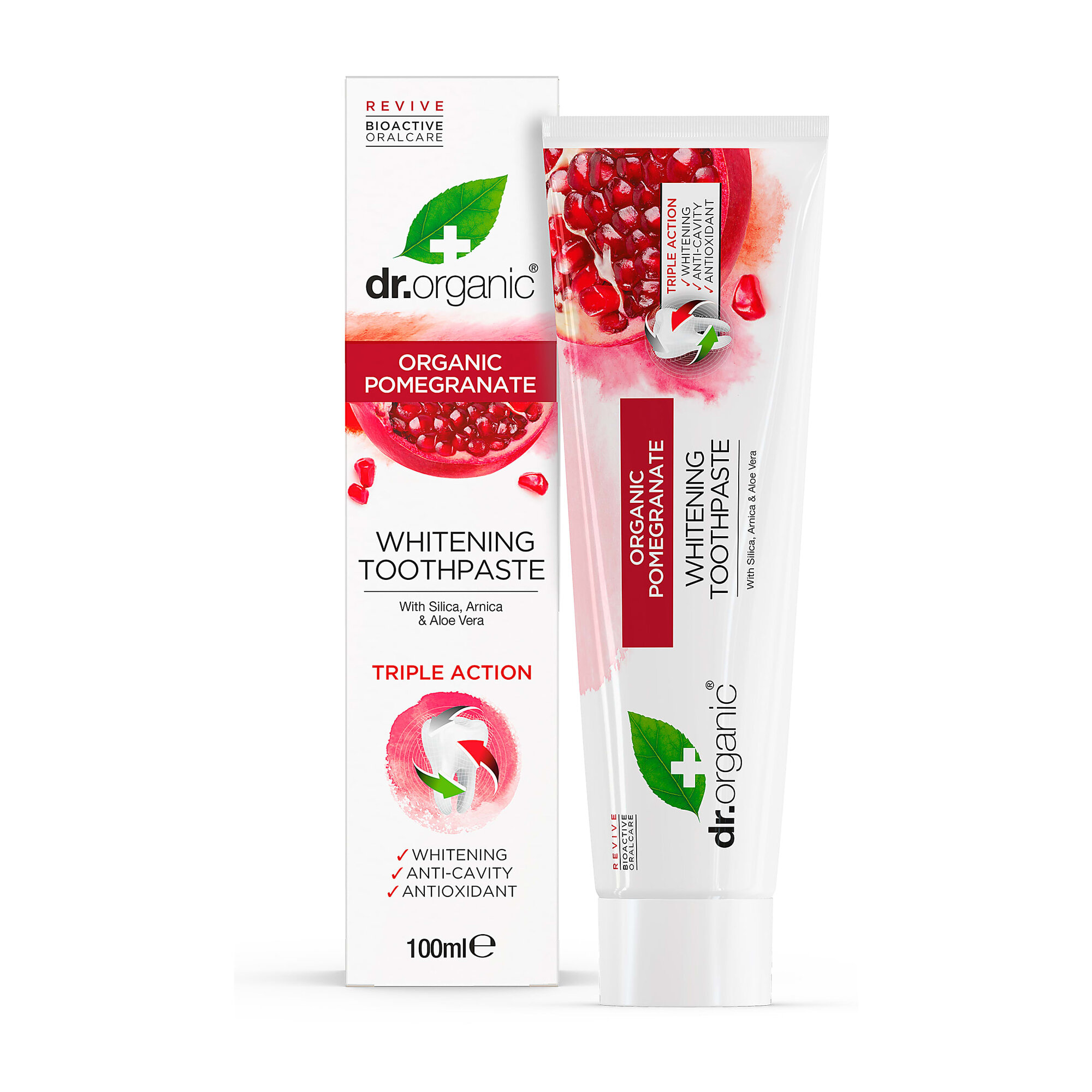 Tandpasta Pomegranate Dr  Organic    Flour 100 Ml