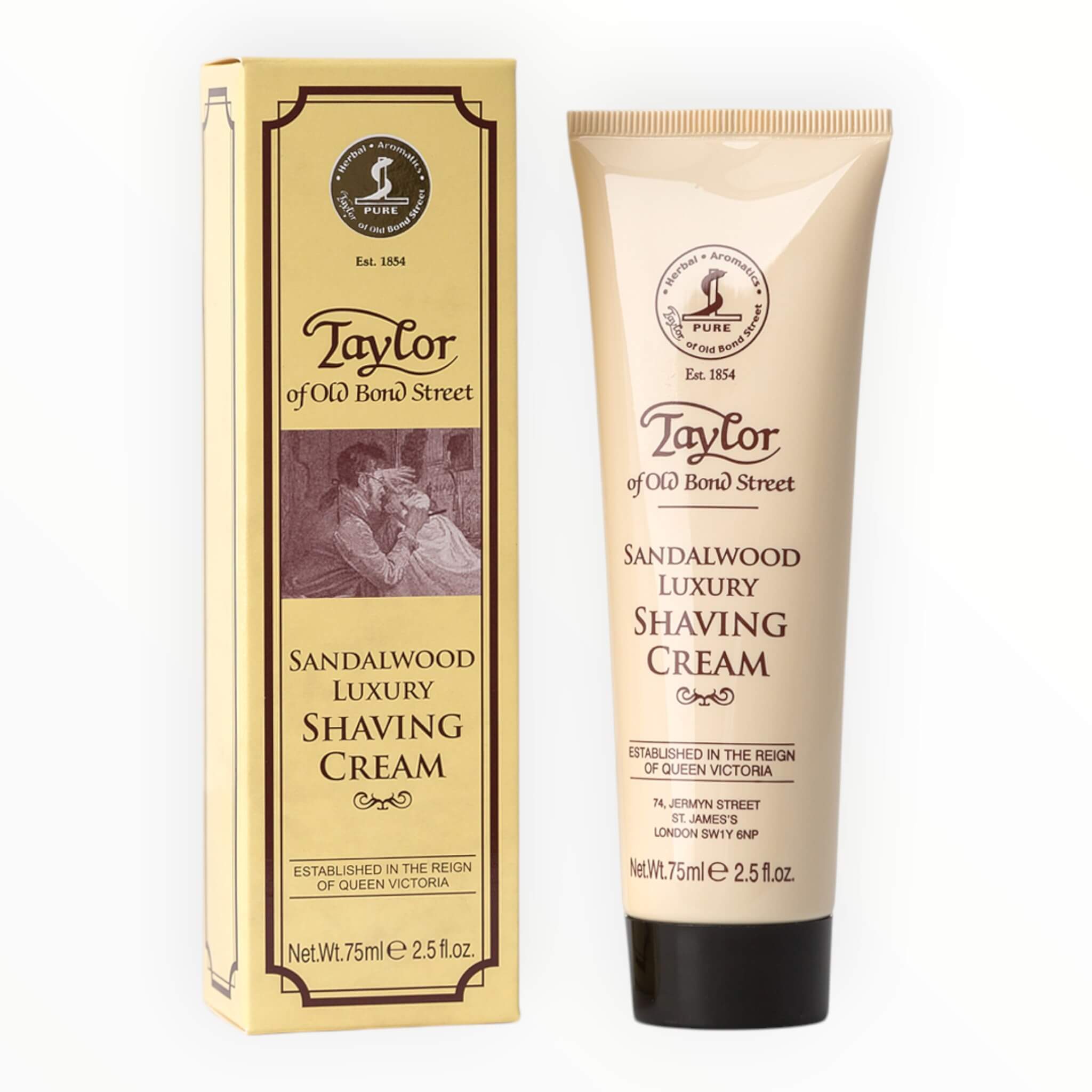Taylor Of Old Bond Street Barbercreme  Sandeltræ  75 Ml