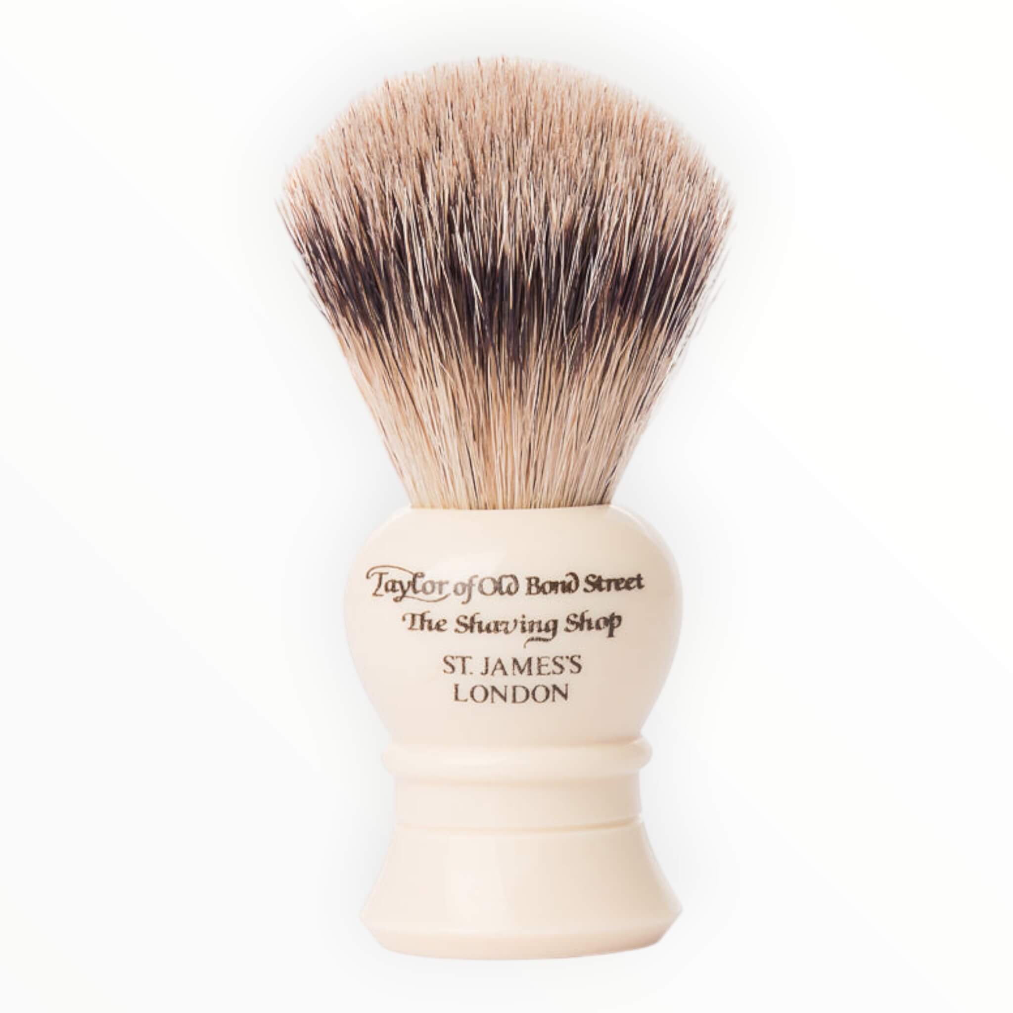 Taylor Of Old Bond Street Barberkost  Super Badger  Traditional     Ivory