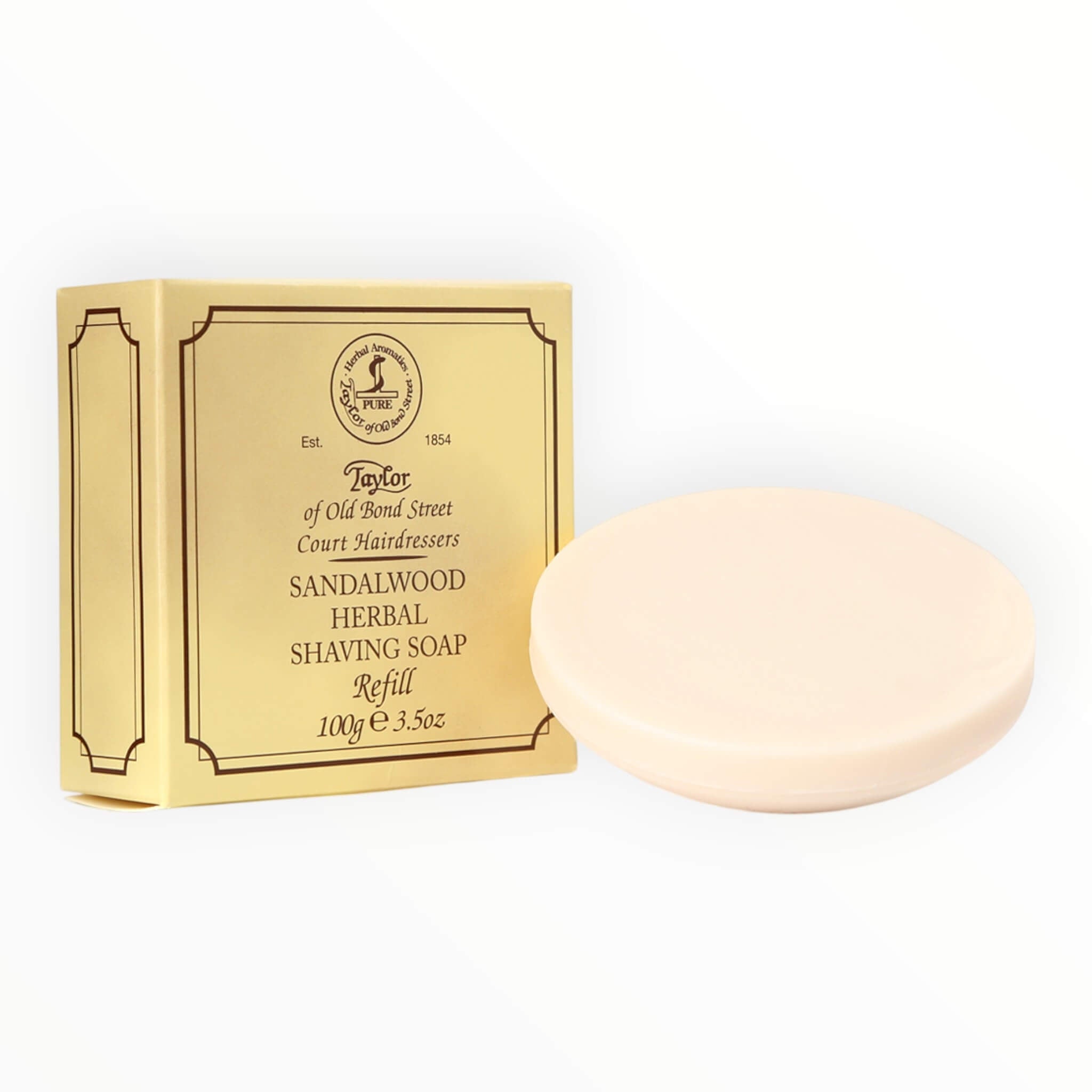 Taylor Of Old Bond Street Barbersæbe Refill  Sandeltræ  100 Gr