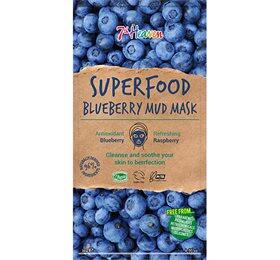 7th Heaven Ansigtmaske Mud Superfood Blueberry 10 Ml