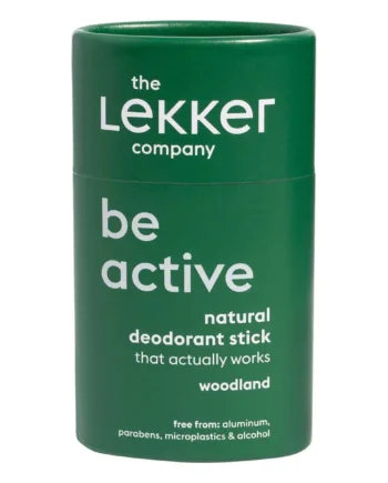 The Lekker Company Deodorant Stick  Be Active Woodland  40