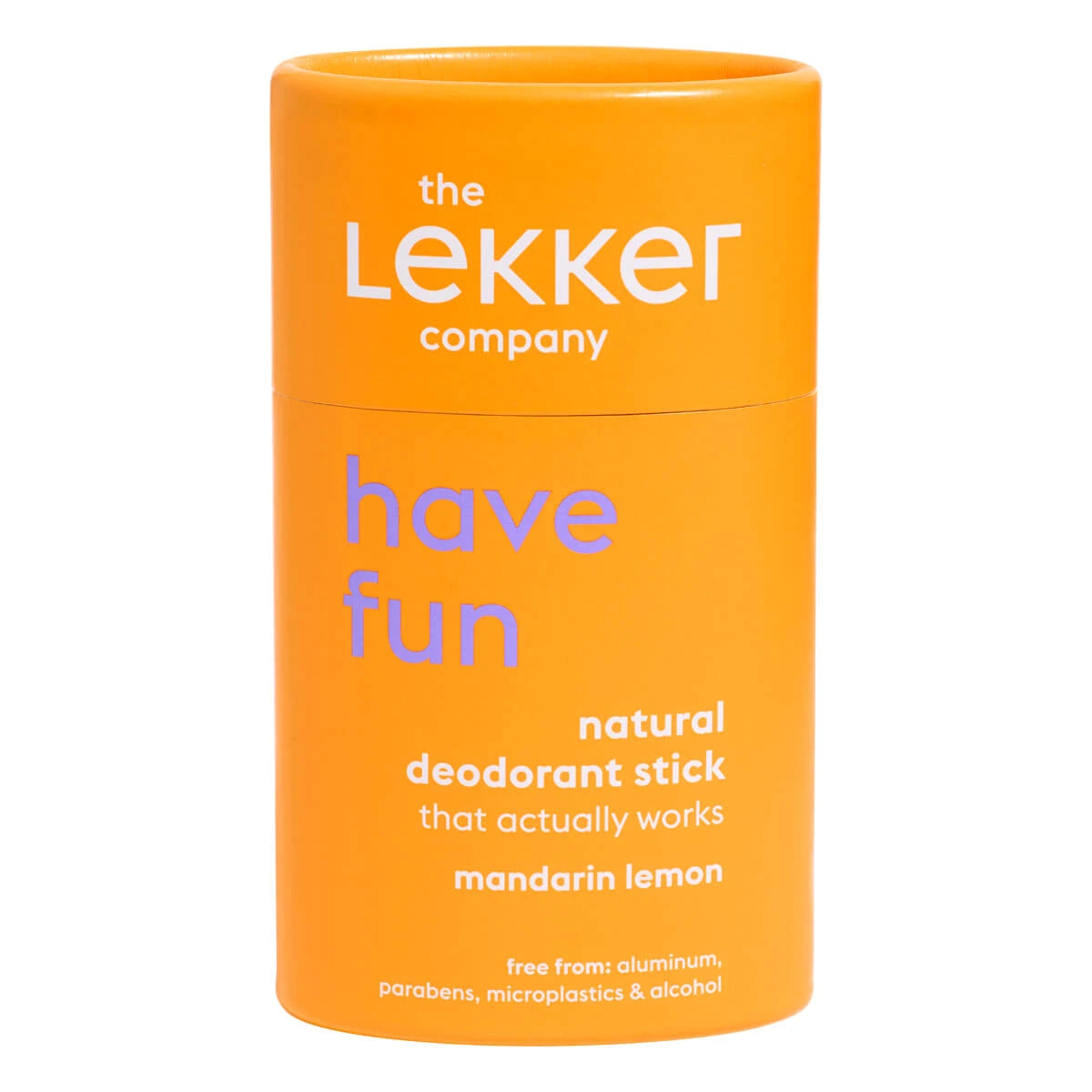 The Lekker Company Deodorant Stick Have Fun Mandarin Lemon 40