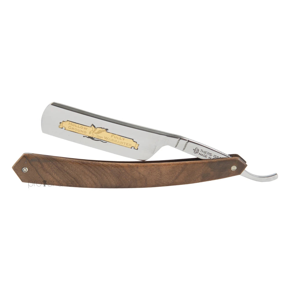 Thiers-issard Straight Razor Round Nose Eagle Valnøddetræ