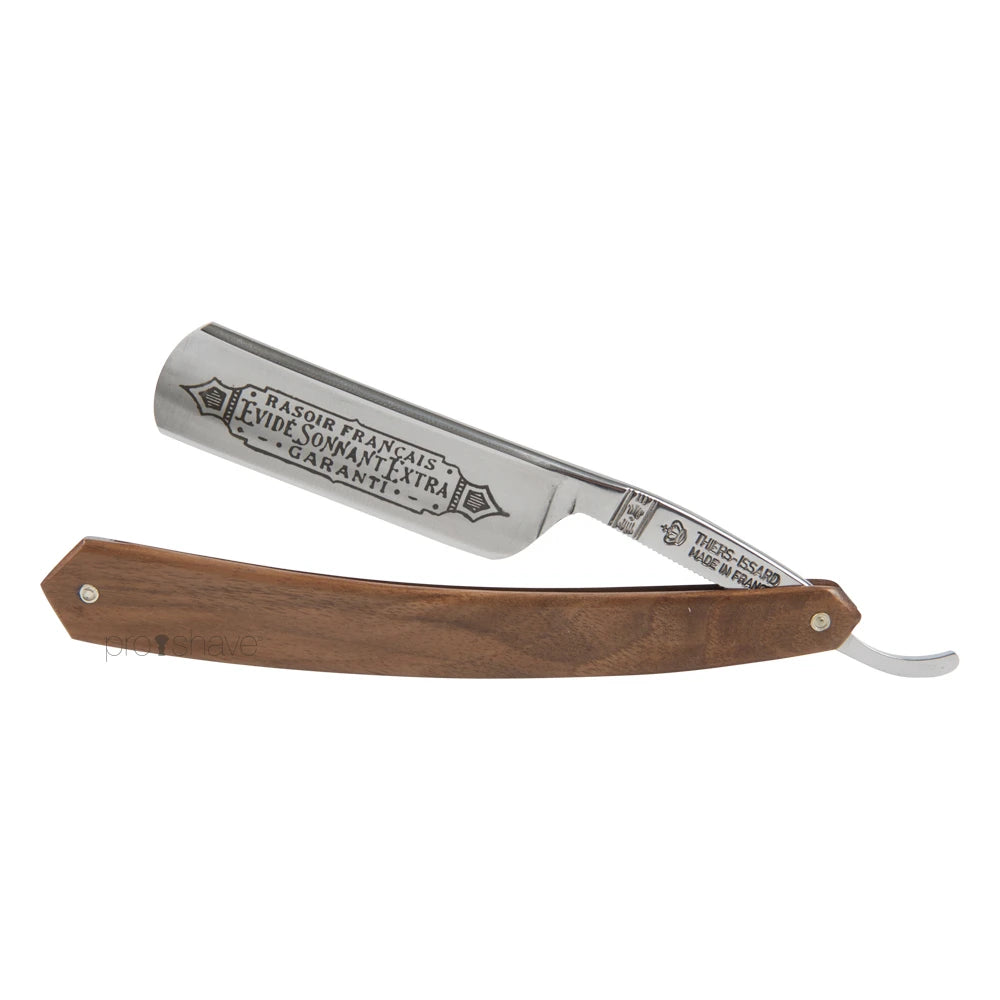 Thiers-issard Straight Razor Round Nose Valnøddetræ