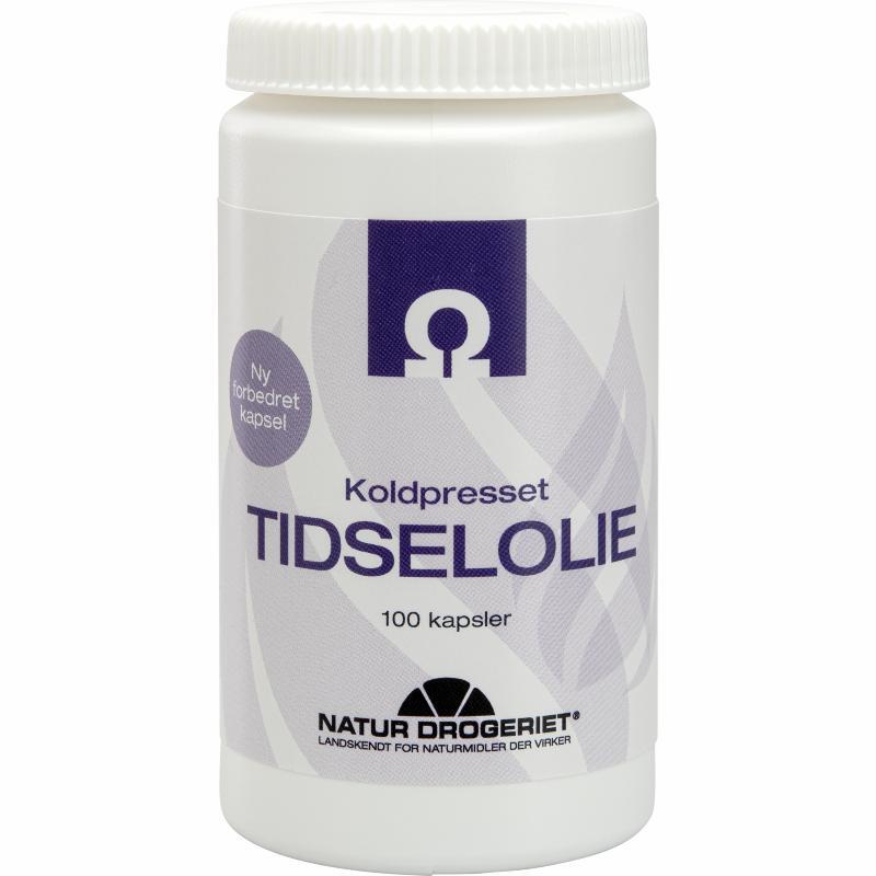 Tidselolie Naturdrogeriet 100 Kapsler