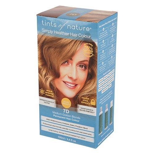 Tints Of Nature Hårfarve 7d Medium Golden Blond 130ml
