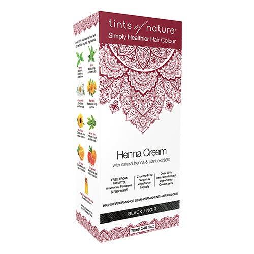 Tints Of Nature Hårfarve Henna Creme Black 70ml