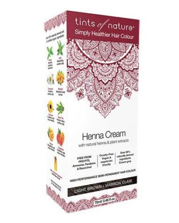 Tints Of Nature Hårfarve Henna Creme Light Brown  70ml