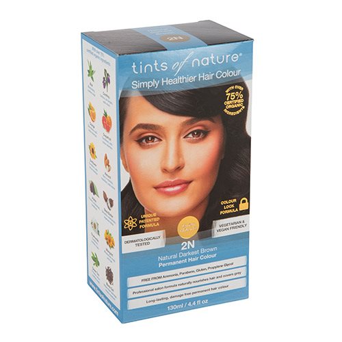 Tints Of Nature Hårfarve 2n Darkest Brown 130 Ml