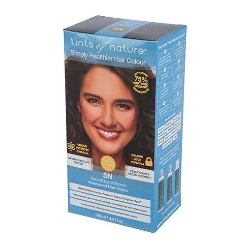 Tints Of Nature Hårfarve 5n Light Brown 130ml