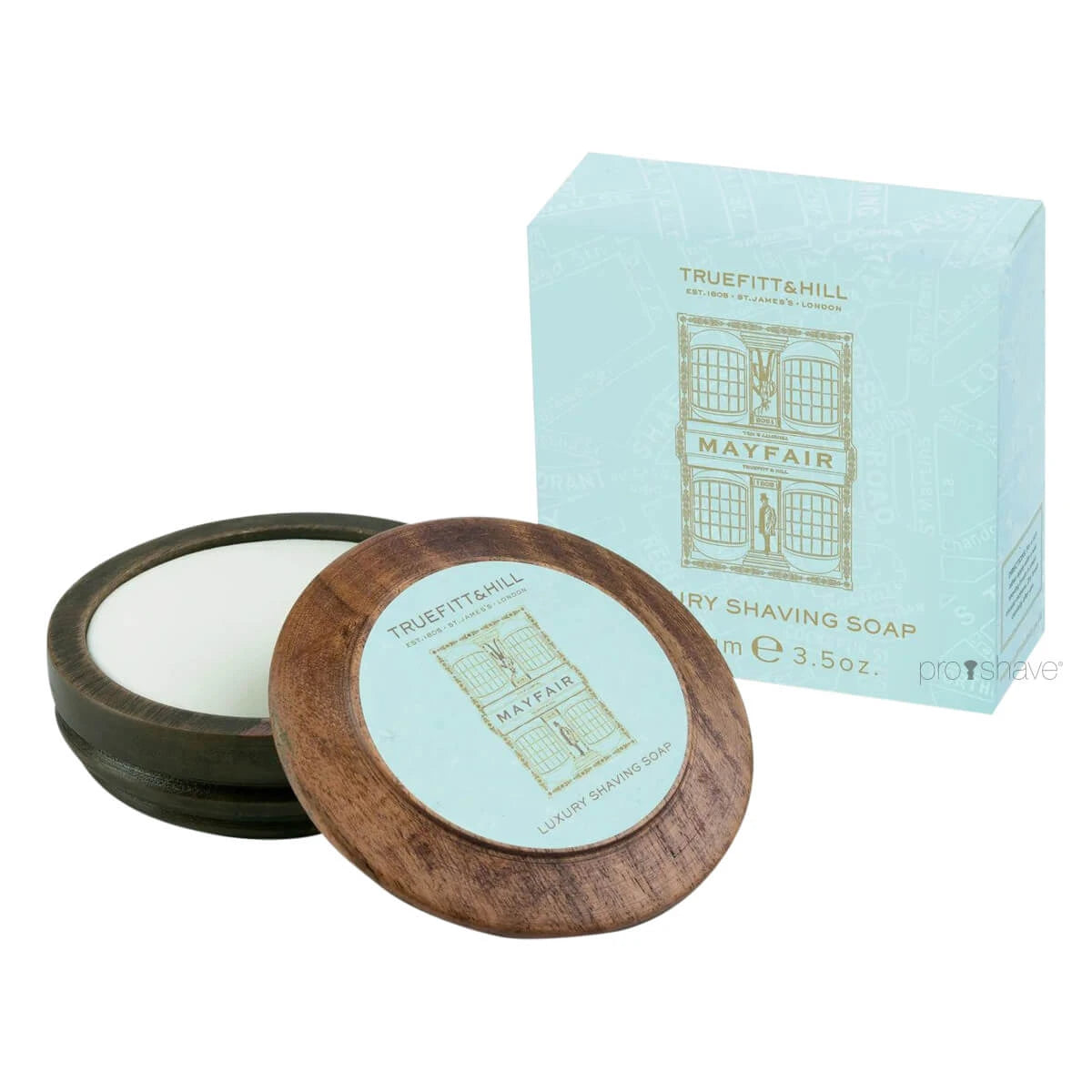 Truefitt Hill Barbersæbe Træskål Mayfair 99 Gr