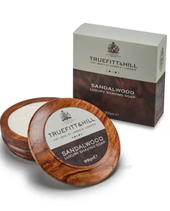 Truefitt   Hill Barbersæbe   Træskål  Sandalwood  99 Gr