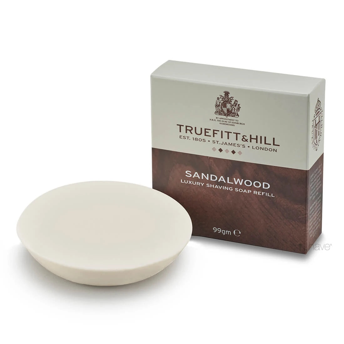 Truefitt Hill Barbersæbe Refill Sandalwood 99 Gr