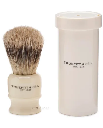 Truefitt   Hill Rejsebørste   Rør  Super Badger  Faux Ivory