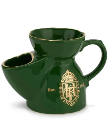 Truefitt   Hill Shaving Mug  Scuttle  Green
