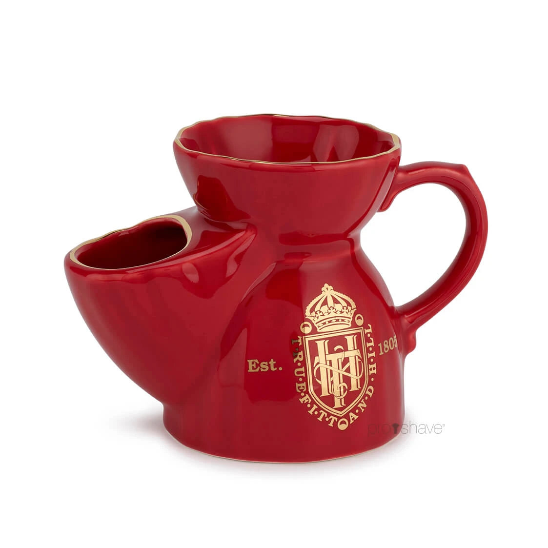 Truefitt Hill Shaving Mug Scuttle Red