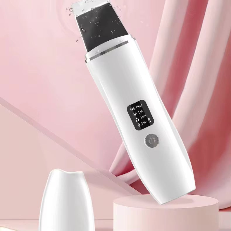 Ultrasonic Ems Skin Scrubber Dybderens Løft Og Glød ét Apparat
