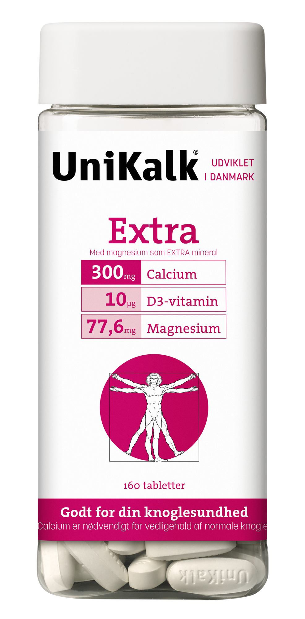 Unikalk Extra 160 Tabletter