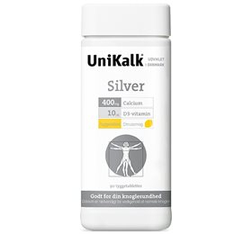 Unikalk Silver Tyggetabl Ekstra 90 Tab Datovare 12 2025