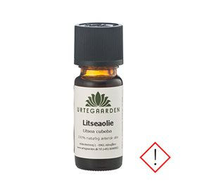 Urtegaarden Litseaolie æterisk 10 Ml